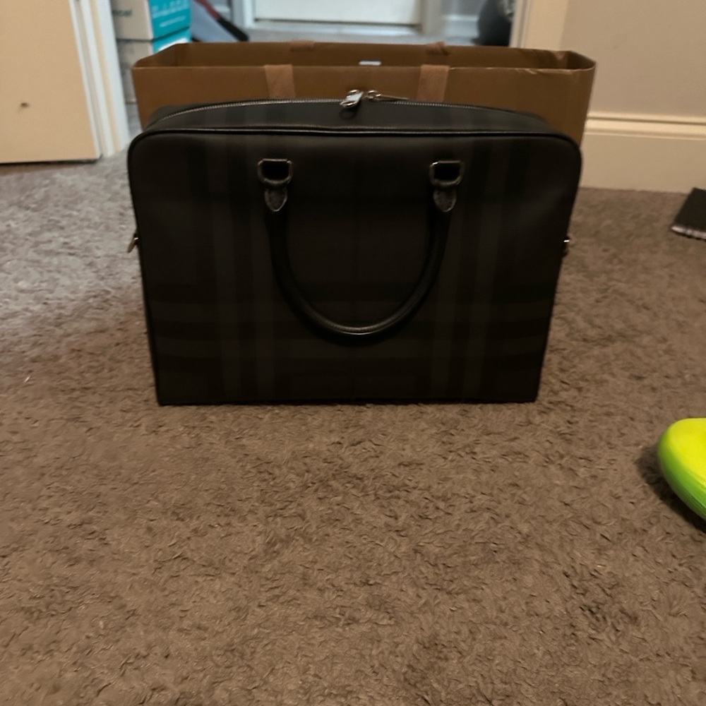 Burberry Black Checkered Bag